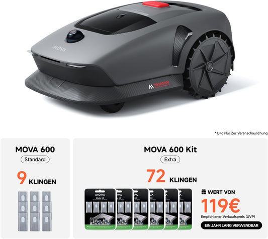 Modo Living 600 Mähroboter 600 m², 3D-LiDAR & App-Steuerung