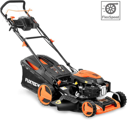 Modo Living FUXTEC FX-RM5196eSPRO 4in1 Benzinmäher, E-Start & Antrieb, 51 cm Schnitt