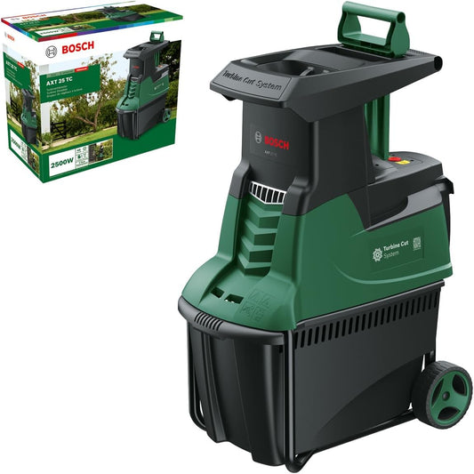 Modo Living Turbinenhäcksler AXT 25 TC (2.500 W; geeignet für Holz und harte Gartenabfälle; integrierte Fangbox 53 l; in Karton)