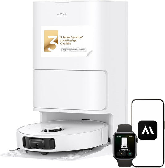Modo Living E30 Ultra, 7.000Pa, Selbstreinigung, 10,5 mm Hebemopp, Teppicherkennung
