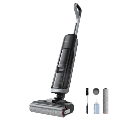 dreame H14 Pro Nass- und Trockensauger, 180° Lie-Flat, 60 °C Bürstenpflege, 5-min Trocknung, automatische Lösungsmittelverteilung, App-Steuerung, Doppelrotationsbürste, 18 kPa Saugkraft, Doppelkante