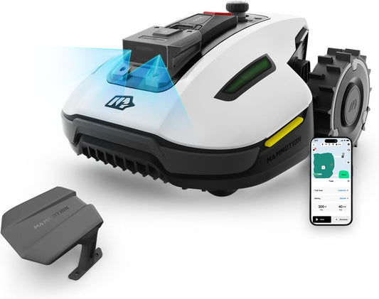 Modo Living YUKA Mini 500 Robotic Lawnmower, No Boundary Cable, 4G, Auto Mapping, 500m², 50% Incline