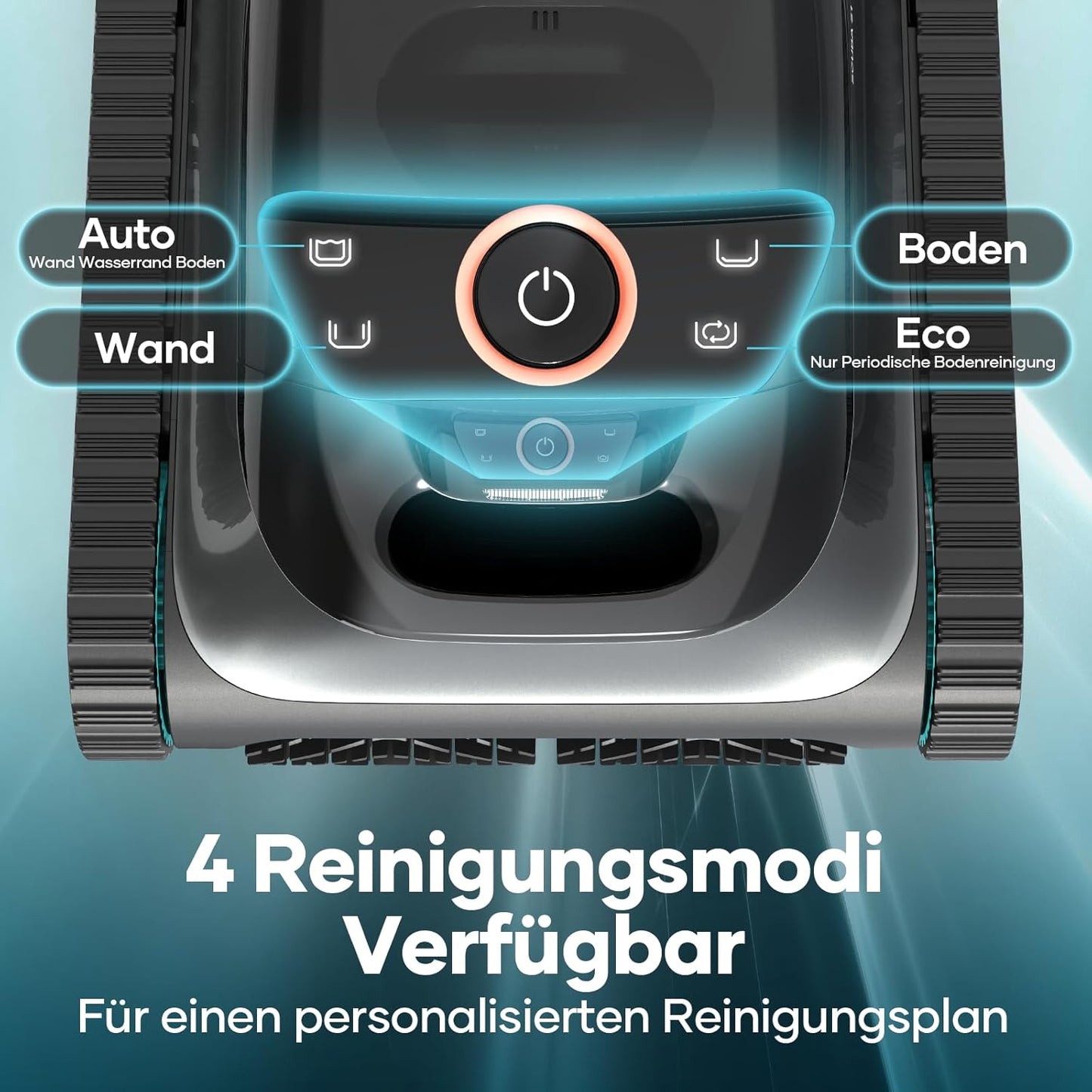 Modo Living AIPER Scuba S1 Kabelloser Poolroboter, Boden & Wand, Navigation 2.0, 150 Min Laufzeit, bis 150㎡