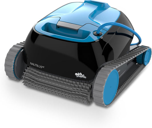 Modo Living Dolphin Nautilus CC Poolroboter mit Kabel, Boden- und Wandreinigung, energiesparend, für Einbaupools bis 10 m