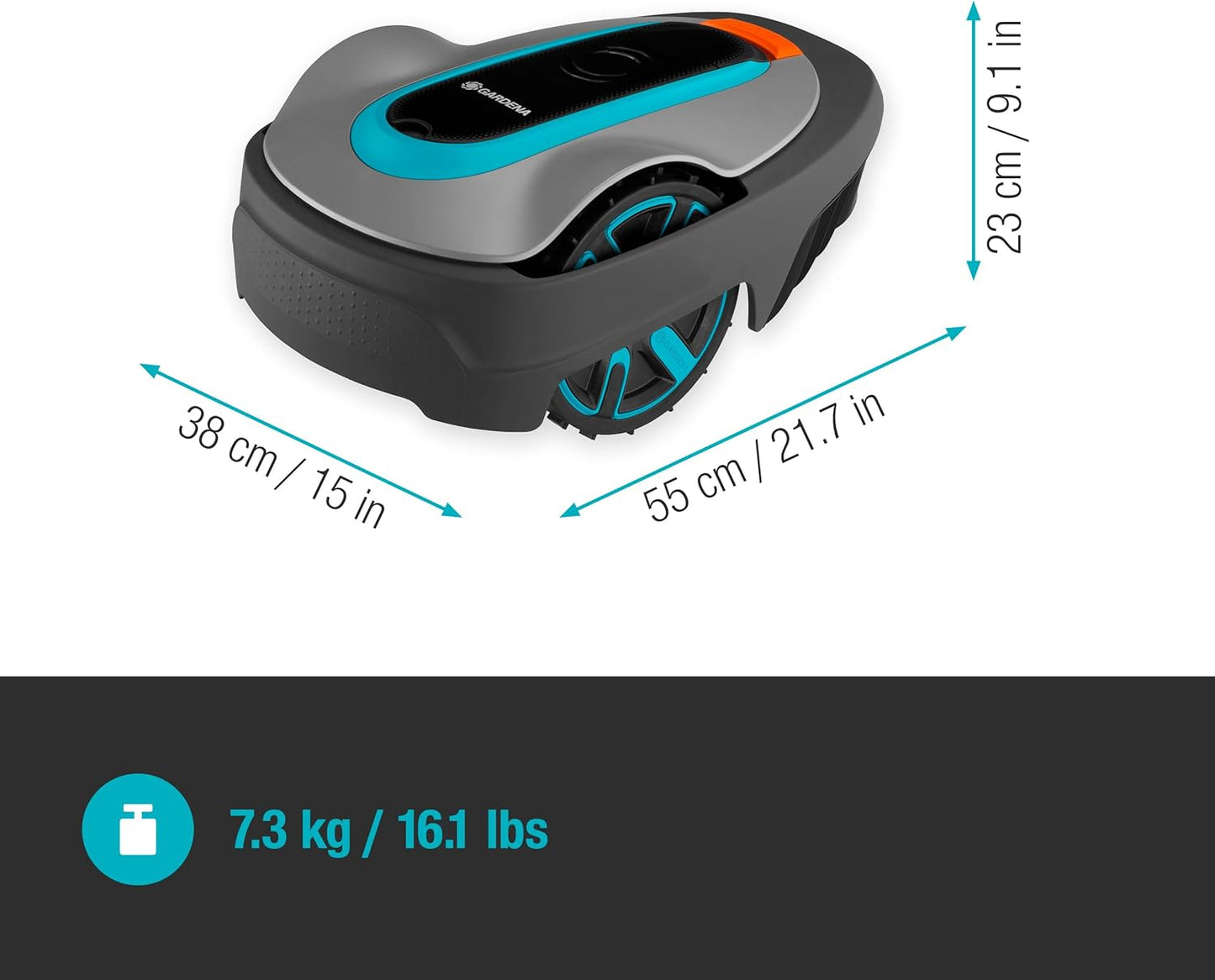 Modo Living Sileno City Mähroboter bis 600 m², Mehrfarbig