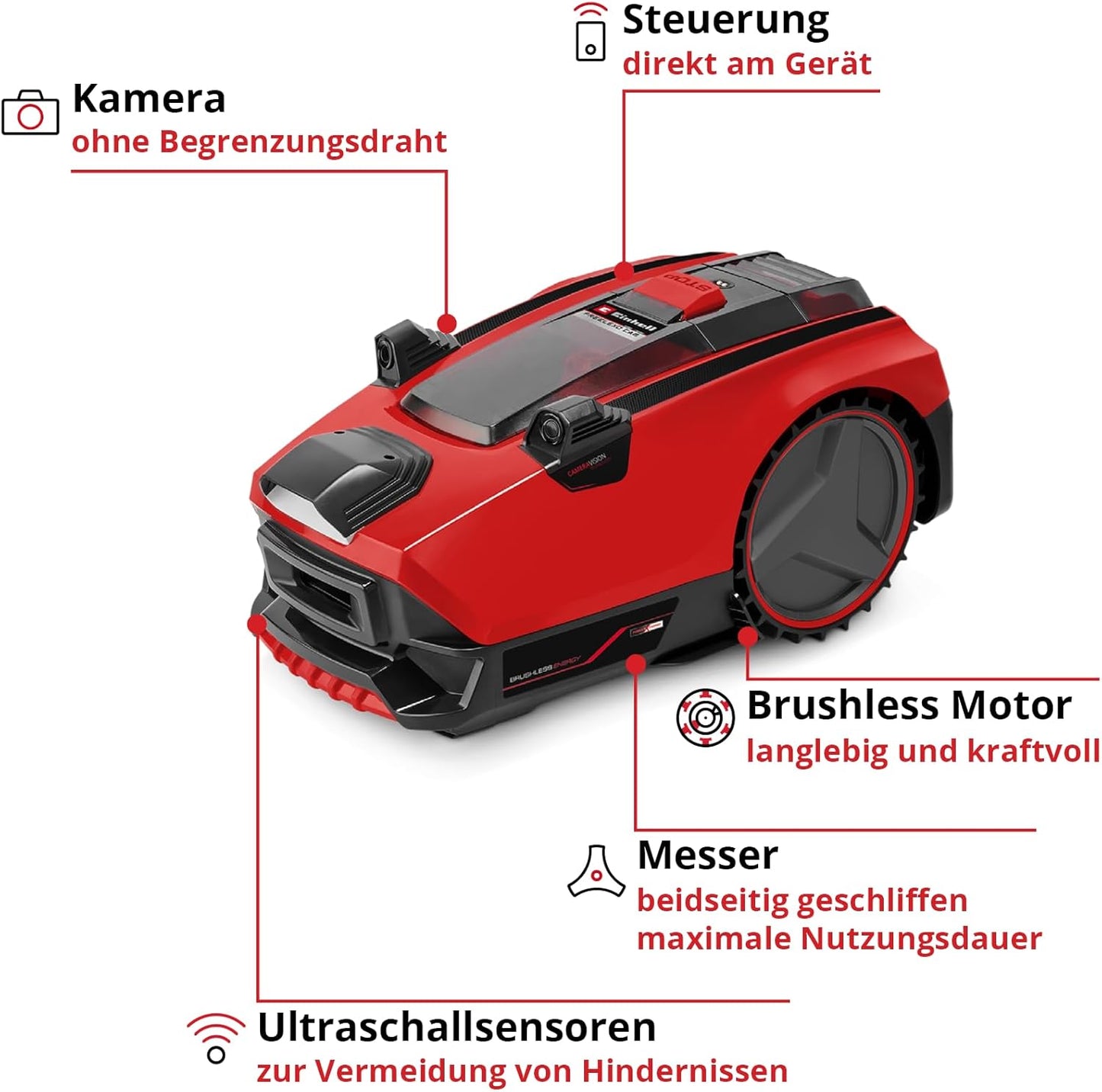 Modo Living FREELEXO 500, 18V, Kamera, 500m², Brushless, 25% Steigung
