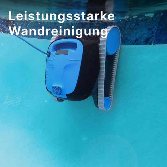Modo Living Dolphin Nautilus CC Poolroboter mit Kabel, Boden- und Wandreinigung, energiesparend, für Einbaupools bis 10 m