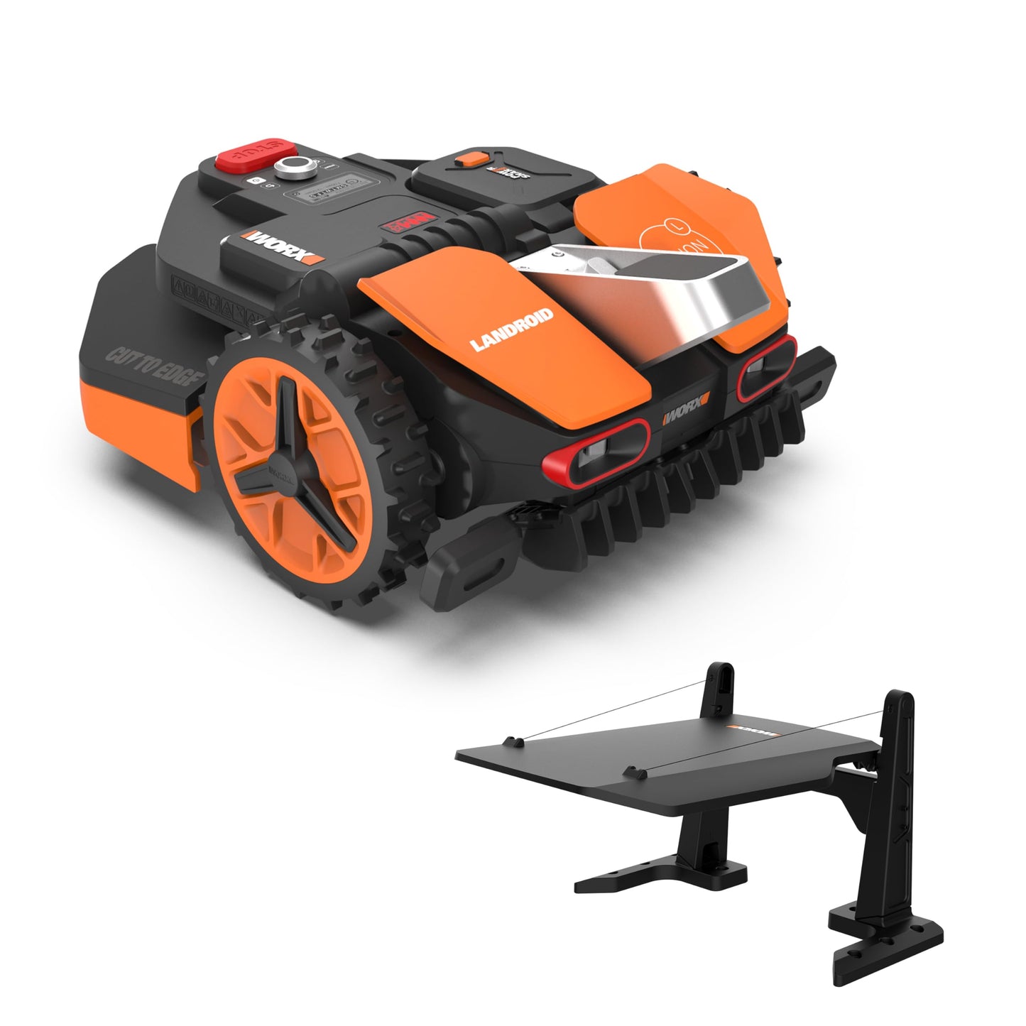 WORX Landroid Vision L1600 Mähroboter WR216E.1 für Gärten bis 1600m², AI Rasenmäher Roboter ohne Begrenzungskabel (WLAN & Bluetooth, aktive Hindernisvermeidung mit KI-Technologie, Igelschutz)