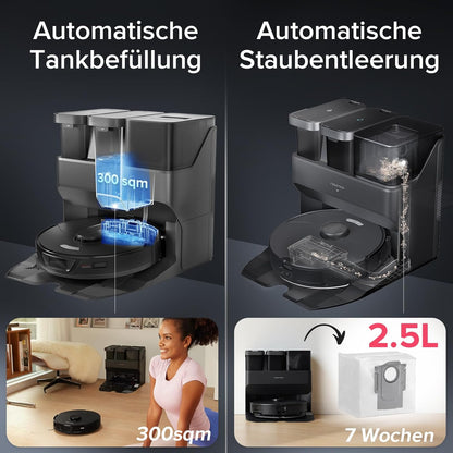 Modo Living Roborock S7 Max Ultra, 5500 Pa, Selbstreinigung & App-Steuerung