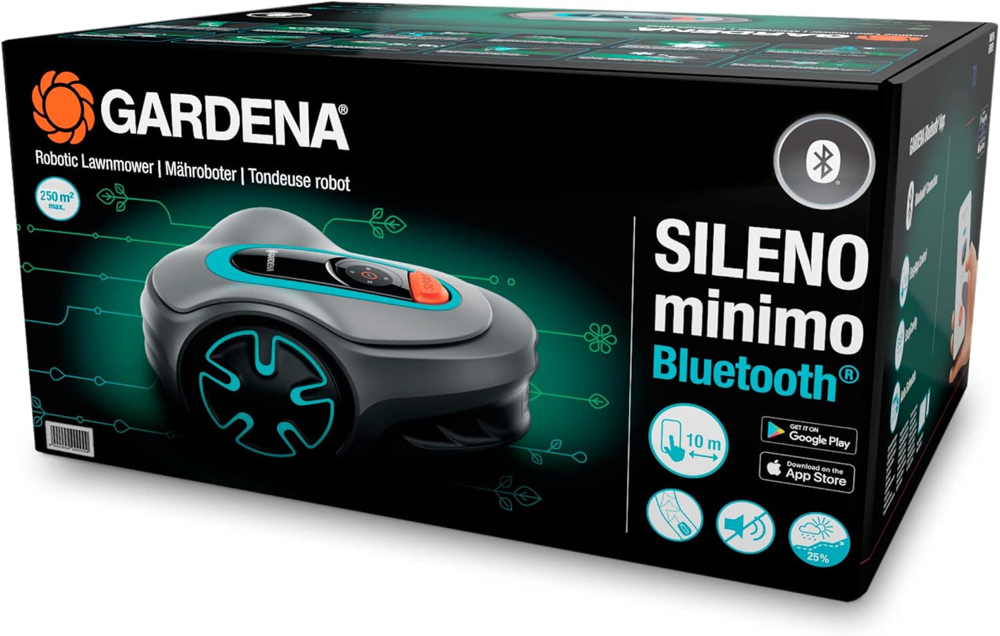 Modo Living SILENO minimo 250 Mähroboter, Bluetooth & App
