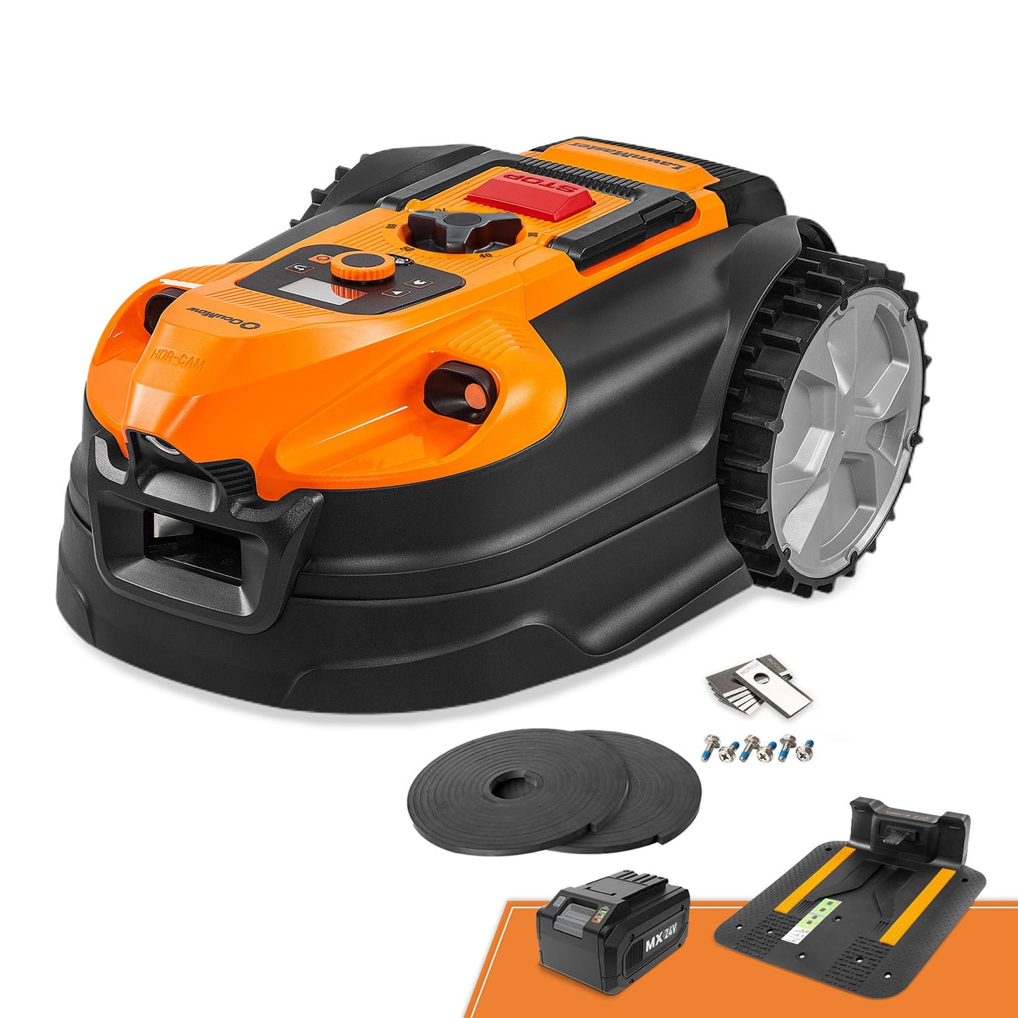 Modo Living LawnMaster OcuMow™ 24V kabelloser Roboter-Rasenmäher & Trimmer