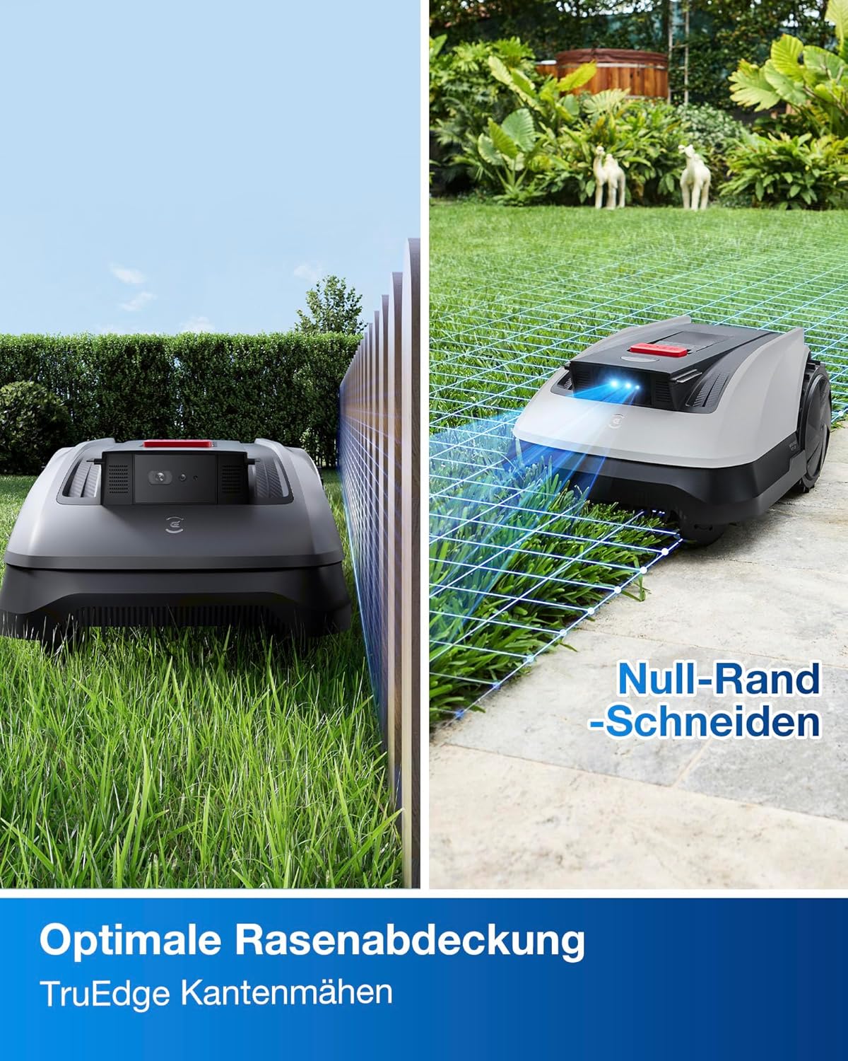 Modo Living Goat O1200 Mähroboter 1200 m², RTK+Vision, ohne Kabel