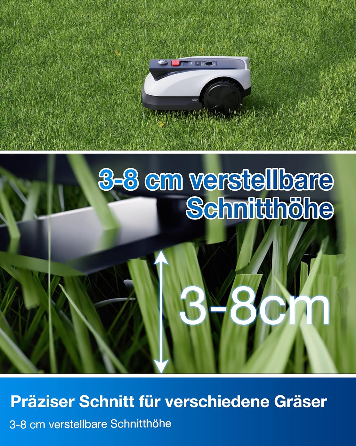 Modo Living Goat O500 Mähroboter 500 m², LiDAR & ohne Kabel