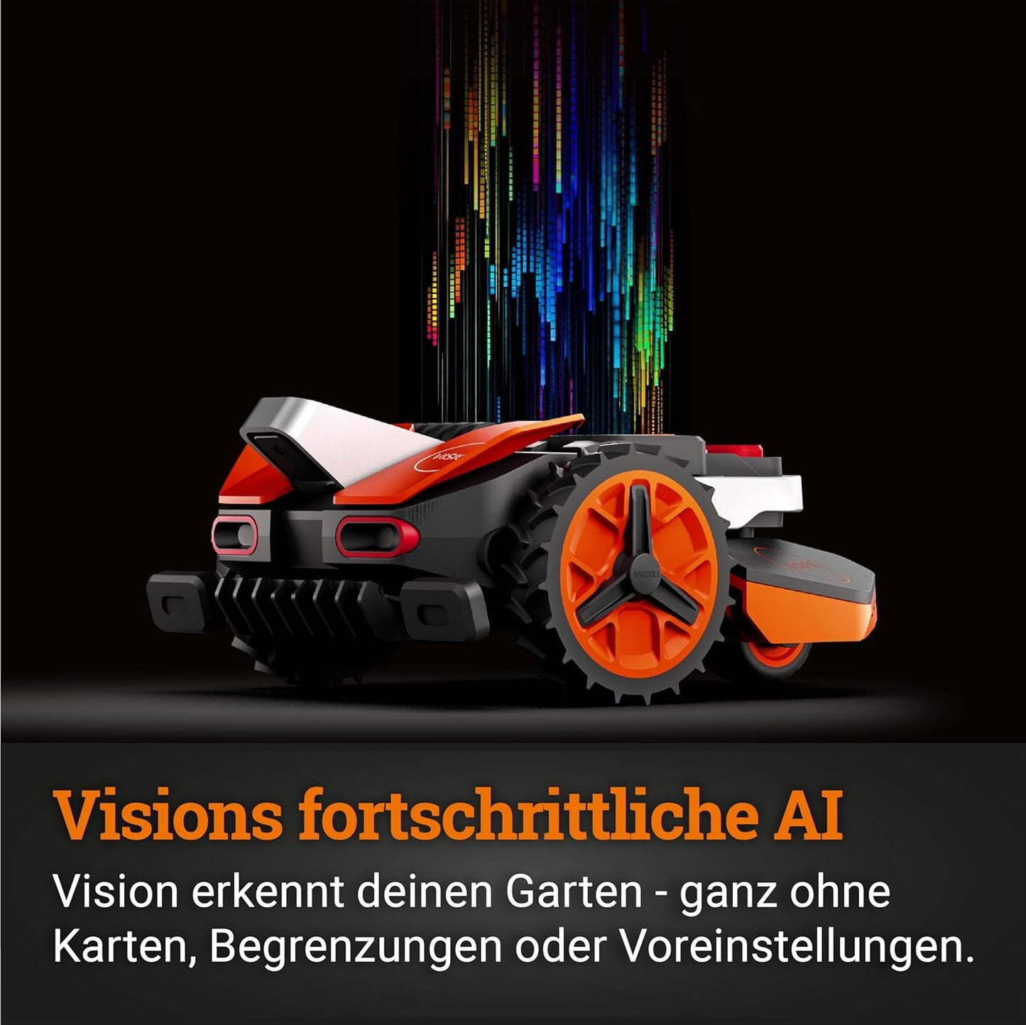 Modo Living Vision S250 Mähroboter 250 m² ohne Kabel, KI & Igelschutz