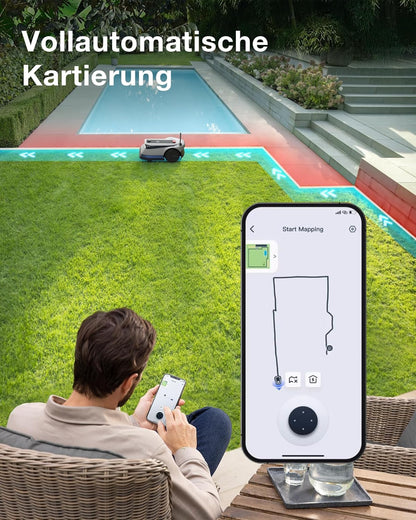 Modo Living GOAT G1-800 Mähroboter 800 m², ohne Kabel, GPS & Hindernisvermeidung