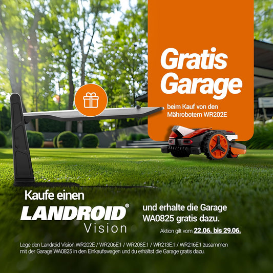 Modo Living Vision S250 Mähroboter 250 m² ohne Kabel, KI & Igelschutz