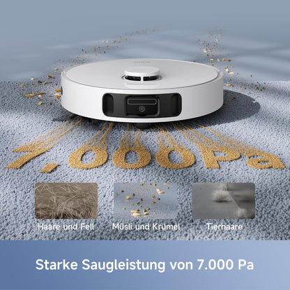 Modo Living E30 Ultra, 7.000Pa, Selbstreinigung, 10,5 mm Hebemopp, Teppicherkennung