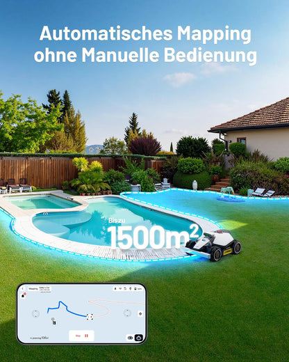 Modo Living LUBA mini AWD 1500 Mähroboter 1500 m², NetRTK+Vision, ohne Kabel, 80 % Steigung