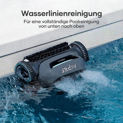 Modo Living AIPER ZT6002 Poolroboter, Quad-Motor, WavePath, 3 Modi, Kabellos, Boden & Wand, bis 150㎡