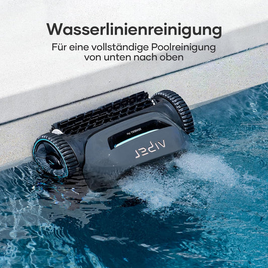 Modo Living AIPER ZT6002 Poolroboter, Quad-Motor, WavePath, 3 Modi, Kabellos, Boden & Wand, bis 150㎡