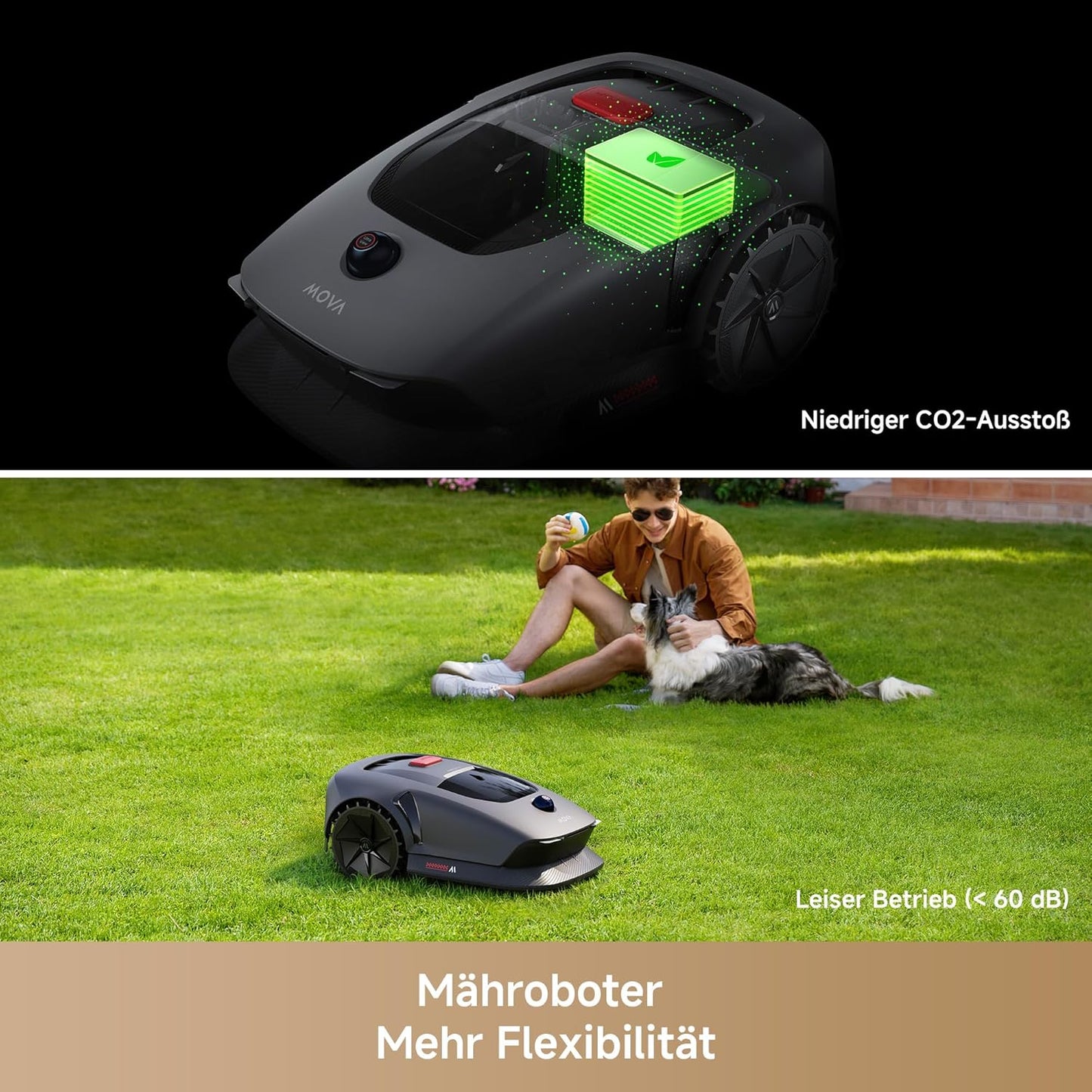Modo Living 600 Mähroboter 600 m², 3D-LiDAR & App-Steuerung