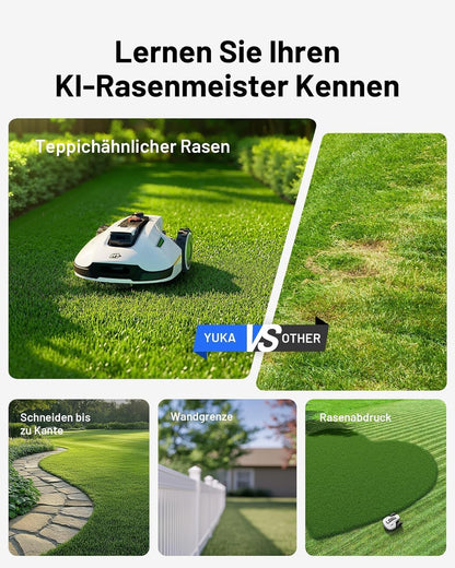 Modo Living YUKA 2000, 2000m², Ohne Kabel, NetRTK+Vision, 4G, 50% Steigung