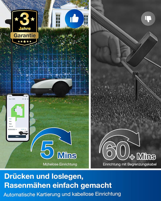 Modo Living Goat O500 Mähroboter 500 m², LiDAR & ohne Kabel