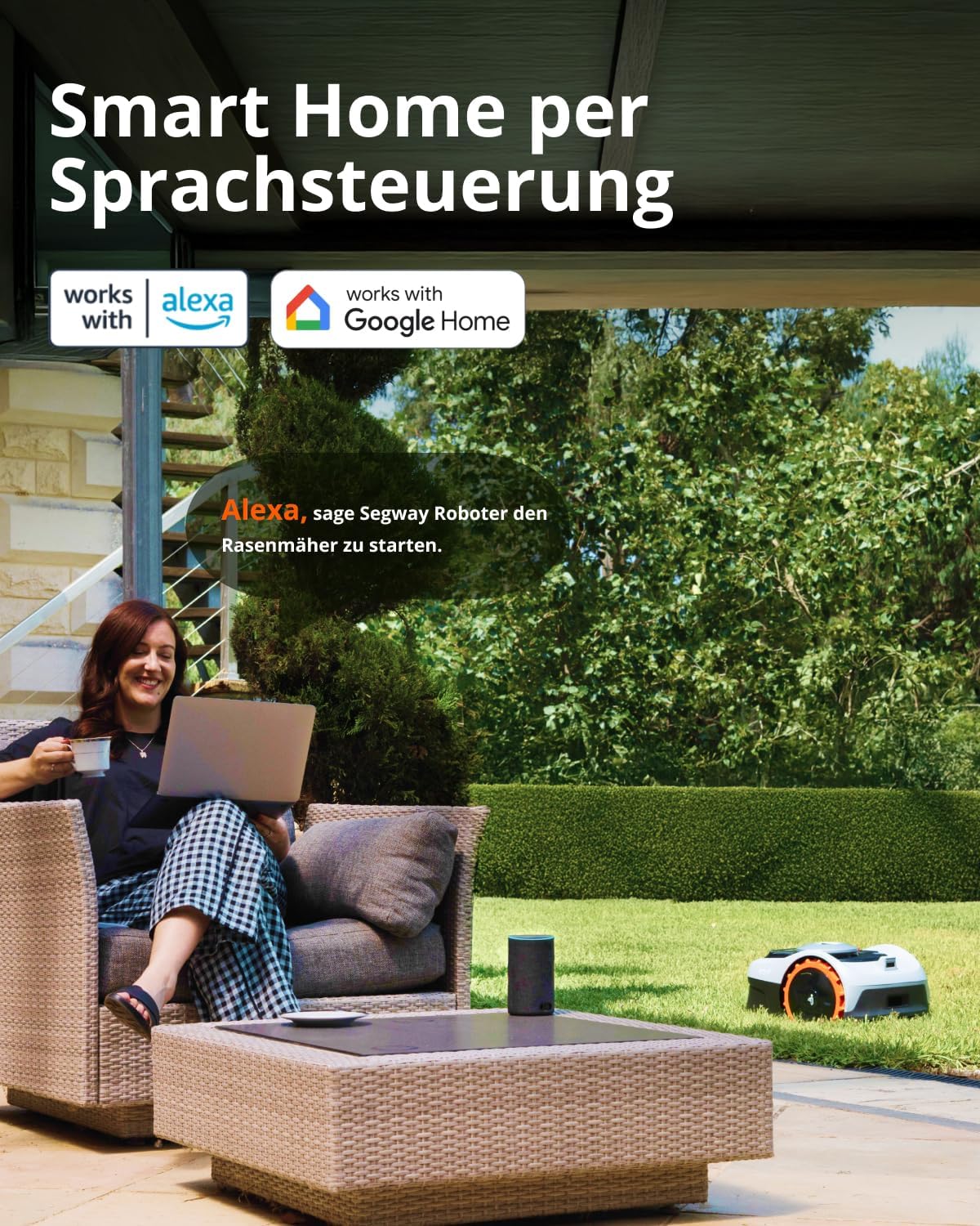 Modo Living i105E Mähroboter 500 m², RTK+Vision, Igelschutz & KI