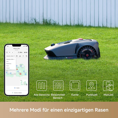 Modo Living 1000 Mähroboter 1000 m², 3D-LiDAR & App-Steuerung