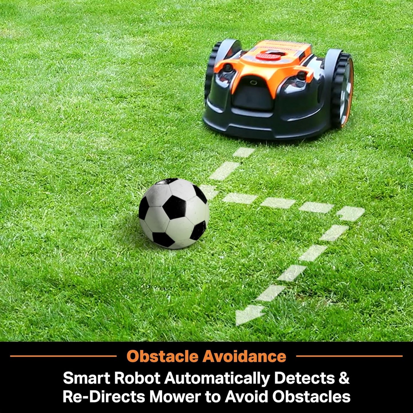 Modo Living LawnMaster OcuMow™ 24V kabelloser Roboter-Rasenmäher & Trimmer