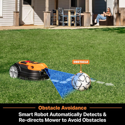 Modo Living LawnMaster VBRM18AMID4R Mähroboter 800 m², ohne Kabel, WiFi & App