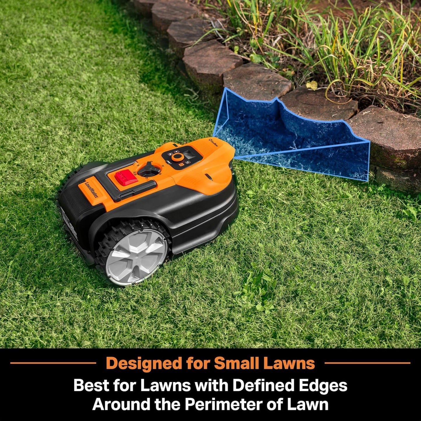 Modo Living LawnMaster VBRM18AMID4R Mähroboter 800 m², ohne Kabel, WiFi & App