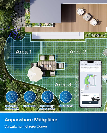 Modo Living Goat O500 Mähroboter 500 m², LiDAR & ohne Kabel