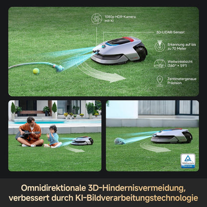 Modo Living DREAME A2 Mähroboter 3000 m², Dual-Fusion & OmniSense