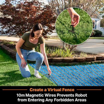 Modo Living LawnMaster VBRM18AMID4R Mähroboter 800 m², ohne Kabel, WiFi & App
