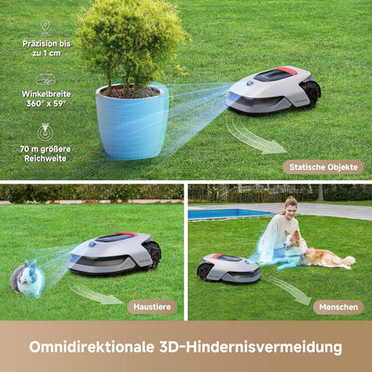 Modo Living Dreame A1 Pro Mähroboter, 2000m², Drahtlos, OmniSense™, App & Zonensteuerung, Hindernisvermeidung