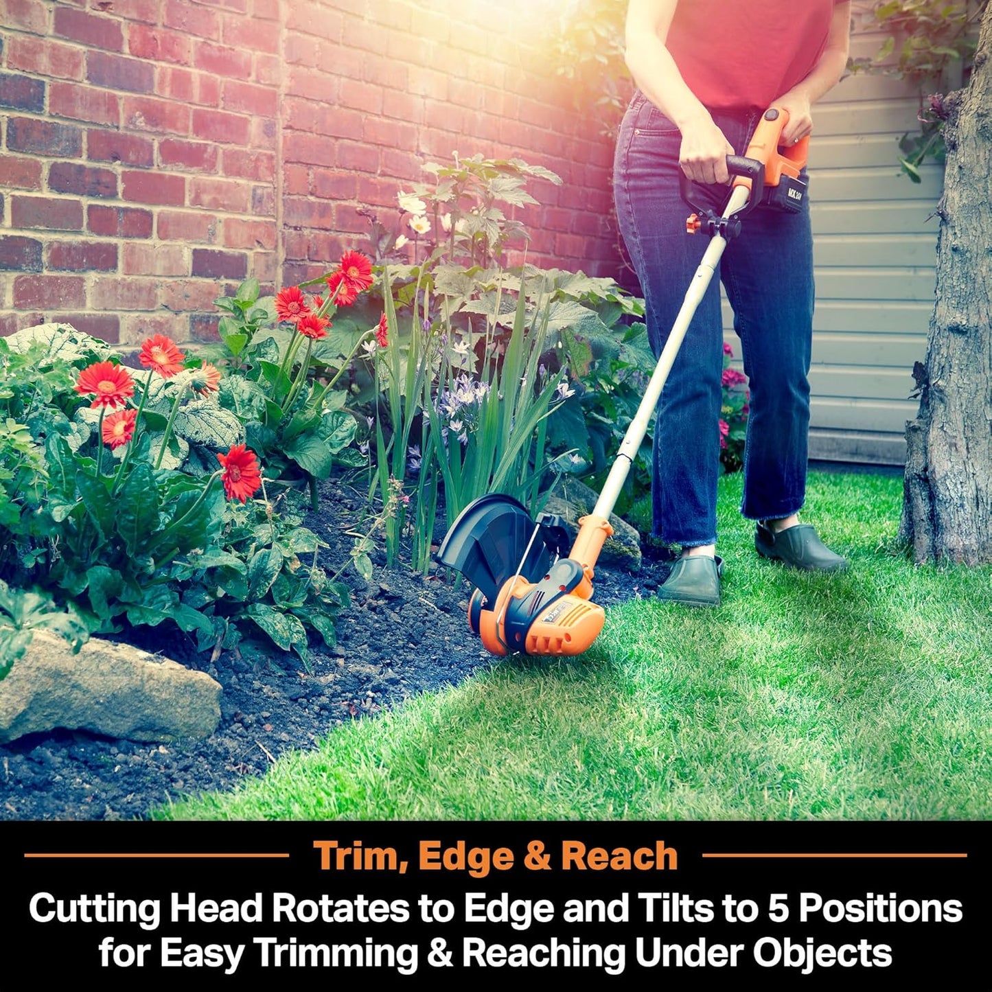 Modo Living LawnMaster OcuMow™ 24V kabelloser Roboter-Rasenmäher & Trimmer