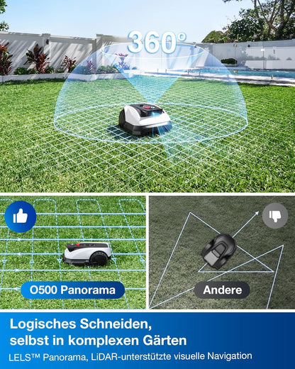 Modo Living Goat O500 Mähroboter 500 m², LiDAR & ohne Kabel