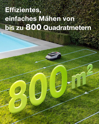 Modo Living GOAT G1-800 Mähroboter 800 m², ohne Kabel, GPS & Hindernisvermeidung