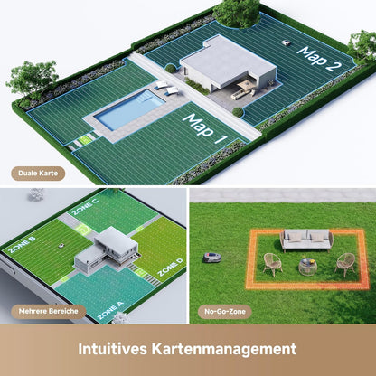 Modo Living Dreame A1 Pro Mähroboter, 2000m², Drahtlos, OmniSense™, App & Zonensteuerung, Hindernisvermeidung
