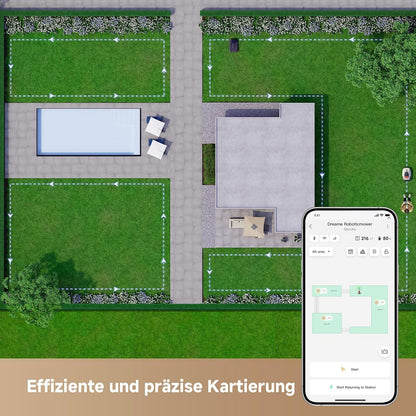 Modo Living Dreame A1 Pro Mähroboter, 2000m², Drahtlos, OmniSense™, App & Zonensteuerung, Hindernisvermeidung