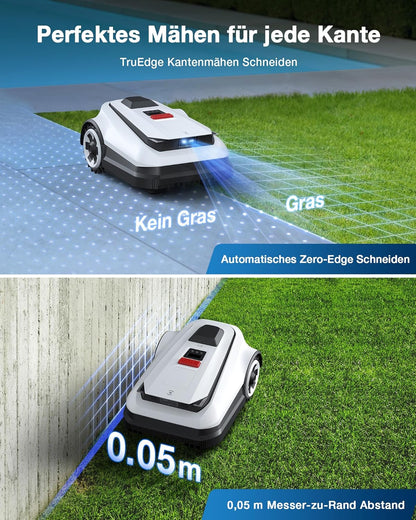 Modo Living Goat A1600 RTK Mähroboter, 1600m², 330mm Schnitt, LiDAR RTK+Vision, 50% Steigung, Ohne Kabel