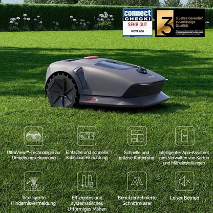 Modo Living 600 Mähroboter 600 m², 3D-LiDAR & App-Steuerung
