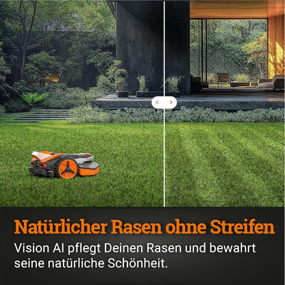 Modo Living Vision L1600 Mähroboter 1600 m² ohne Kabel, KI & Igelschutz