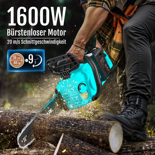 Modo Living YARDCARE 16" bürstenlose Akku-Kettensäge